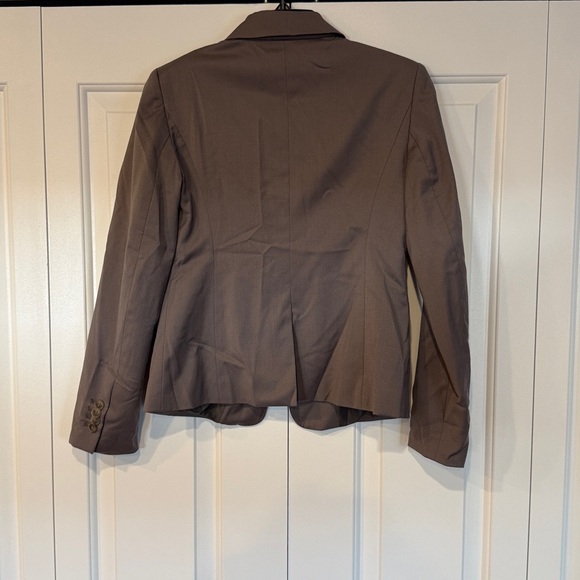Ann Taylor Brown Single-Button Blazer - Picture 5 of 7